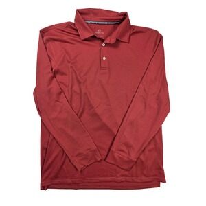 Southern Tide Chianti Classic Fit Performance 1/4 Button L/ S Polo Men's Size XL